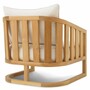 Casa Padrino Luxus Teakholz Garten Sessel Naturfarben - Teakholz Garten M�bel