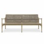 Casa Padrino Luxus Teakholz Garten Sofa Greige 180 cm - Teakholz Garten M�bel