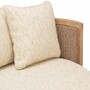 Casa Padrino Luxus Garten Sofa mit 5 Kissen Naturfarben 180 cm - Hotel M�bel - Garten M�bel - Luxus M�bel