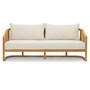 Casa Padrino Luxus Teakholz Garten Sofa Naturfarben 180 cm - Teakholz Garten M�bel