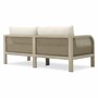Casa Padrino Luxus Teakholz Garten Sofa Sandfarben / Beige 194 cm - Garten M�bel