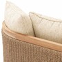 Casa Padrino Luxus Gartenliege Naturfarben 162 cm - Luxus Poolliege - Luxus Sonnenliege - Hotel M�bel - Garten M�bel