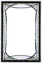 Casa Padrino Luxus Tiffany Wandspiegel Mehrfarbig 50 x H. 75 cm - Rechteckiger Jugendstil Wohnzimmer Spiegel - Schlafzimmer Spiegel - Garderoben Spiegel - Luxus Tiffany M�bel 