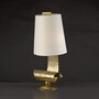 Casa Padrino Luxus Tischleuchte Antikgold  40 x H. 88 cm - Handgefertigte Tischleuchte aus Schmiedeeisen mit Voluten - Luxus Kollektion - Edel & Prunkvoll