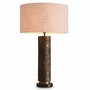 Casa Padrino Luxus Tischleuchte Bronze / Messing / Schwarz / Creme H. 76 cm