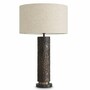 Casa Padrino Luxus Tischleuchte Bronze / Messing / Schwarz / Creme H. 76 cm