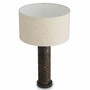 Casa Padrino Luxus Tischleuchte Bronze / Messing / Schwarz / Creme H. 76 cm