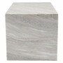 Casa Padrino Luxus Marmor Aufbewahrungsbox Grau 25,5 cm - Deko Accessoires