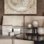 Casa Padrino Luxus Marmor Aufbewahrungsbox Grau 25,5 cm - Deko Accessoires