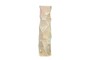 Casa Padrino Luxus Vase  14 x H. 55 cm - Hohe schlanke Vase Abstract aus Steingut mit Dekor in Pastellt�nen - Luxus Deko Accessoires
