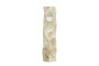 Casa Padrino Luxus Vase  14 x H. 55 cm - Hohe schlanke Vase Abstract aus Steingut mit Dekor in Pastellt�nen - Luxus Deko Accessoires