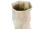 Casa Padrino Luxus Vase  14 x H. 55 cm - Hohe schlanke Vase Abstract aus Steingut mit Dekor in Pastellt�nen - Luxus Deko Accessoires