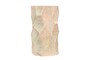 Casa Padrino Luxus Vase  20 x H. 33,5 cm - Bauchige Vase Abstract aus Steingut mit Dekor in Pastellt�nen - Luxus Deko Accessoires
