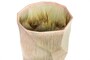 Casa Padrino Luxus Vase  20 x H. 33,5 cm - Bauchige Vase Abstract aus Steingut mit Dekor in Pastellt�nen - Luxus Deko Accessoires