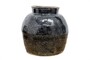Casa Padrino Luxus Vase  24-33 x H. 24-29 cm - Bauchige Keramik Vase im Antik-Look - Luxus Deko Accessoires