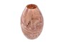 Casa Padrino Luxus Vase  24 x H. 38,5 cm - Elegante Deko Vase aus massivem Farbglas in marmorierten Lavendelt�nen - Luxus Deko Accessoires