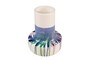 Casa Padrino Luxus Vase  37,5 x H. 47,5 cm - Gro�e Steingut Vase im frei gestalteten Freestyle Finish - Luxus Deko Accessoires