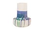Casa Padrino Luxus Vase  37,5 x H. 47,5 cm - Gro�e Steingut Vase im frei gestalteten Freestyle Finish - Luxus Deko Accessoires