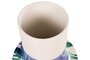 Casa Padrino Luxus Vase  37,5 x H. 47,5 cm - Gro�e Steingut Vase im frei gestalteten Freestyle Finish - Luxus Deko Accessoires
