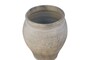 Casa Padrino Luxus Vase 50 x 50 x H. 61 cm - Gro�e Terrakotta Vase im rustikalen Antik-Look - Luxus Deko Accessoires