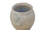 Casa Padrino Luxus Vase 50 x 50 x H. 61 cm - Gro�e Terrakotta Vase im rustikalen Antik-Look - Luxus Deko Accessoires
