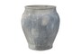Casa Padrino Luxus Vase 53 x 53 x H. 60 cm - Gro�e Terrakotta Vase im rustikalen Antik-Look - Luxus Deko Accessoires