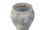 Casa Padrino Luxus Vase 53 x 53 x H. 60 cm - Gro�e Terrakotta Vase im rustikalen Antik-Look - Luxus Deko Accessoires