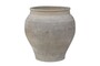 Casa Padrino Luxus Vase 55 x 55 x H. 59 cm - Gro�e Terrakotta Vase im rustikalen Antik-Look - Luxus Deko Accessoires