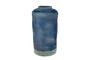 Casa Padrino Luxus Vase Blau  23,5 x H. 41,5 cm - Hohe runde Vase aus feinem Porzellan in kr�ftigem Blau - Luxus Deko Accessoires