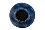 Casa Padrino Luxus Vase Blau  23,5 x H. 41,5 cm - Hohe runde Vase aus feinem Porzellan in kr�ftigem Blau - Luxus Deko Accessoires