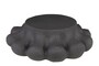 Casa Padrino Luxus Vase Braun  34-50 x H. 14-35,5 cm - Breite organisch geformte Deko Vase aus Steingut in Braun - Luxus Deko Accessoires