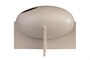 Casa Padrino Luxus Vase Grau 30 x 18 x H. 21 cm - Breite Steingut Vase der OVO Serie mit Grey Sand Glasur - Luxus Deko Accessoires