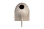 Casa Padrino Luxus Vase Grau 30 x 18 x H. 21 cm - Breite Steingut Vase der OVO Serie mit Grey Sand Glasur - Luxus Deko Accessoires