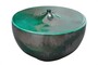 Casa Padrino Luxus Vase Gr�n  28 x H. 19 cm - Breite Steingut Vase Otis S - Luxus Deko Accessoires