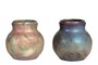 Casa Padrino Luxus Vase Kupferfarben  16 x H. 14,5 cm - Steingut Vase Raku mit matter Kupferoberfl�che - Luxus Deko Accessoires