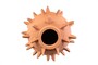 Casa Padrino Luxus Vase Naturfarben  37 x H. 46 cm - Gro�e bauchige Vase Herrison aus Terrakotta - Luxus Deko Accessoires