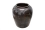 Casa Padrino Luxus Vase Schwarz  65-70 x H. 75-80 cm - Riesige schwarze Bodenvase im Antik-Look - Luxus Deko Accessoires