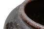 Casa Padrino Luxus Vase Schwarz  65-70 x H. 75-80 cm - Riesige schwarze Bodenvase im Antik-Look - Luxus Deko Accessoires