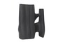 Casa Padrino Luxus Vase Schwarz 32 x 15 x H. 41 cm - Keramik Vase der Linked Serie mit strukturierter Oberfl�che - Luxus Deko Accessoires