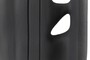 Casa Padrino Luxus Vase Schwarz 32 x 15 x H. 41 cm - Keramik Vase der Linked Serie mit strukturierter Oberfl�che - Luxus Deko Accessoires