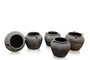 Casa Padrino Luxus Vase Terrakottafarben  25 x H. 23 cm - Kleine Terrakotta Vase im Antik Look - Luxus Deko Accessoires