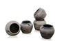 Casa Padrino Luxus Vase Terrakottafarben  25 x H. 23 cm - Kleine Terrakotta Vase im Antik Look - Luxus Deko Accessoires