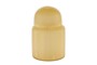 Casa Padrino Luxus Vasen 2er Set Ocker - Zwei Deko Gef��e aus durchgef�rbtem Glas - Luxus Deko Accessoires