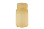 Casa Padrino Luxus Vasen 2er Set Ocker - Zwei Deko Gef��e aus durchgef�rbtem Glas - Luxus Deko Accessoires