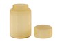 Casa Padrino Luxus Vasen 2er Set Ocker - Zwei Deko Gef��e aus durchgef�rbtem Glas - Luxus Deko Accessoires