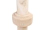 Casa Padrino Luxus Vasen 3er Set  13 x H. 20 / 25 / 31 cm - Drei Vasen aus hochwertigem mattem Onyx - Luxus Deko Accessoires