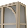 Casa Padrino Luxus Vitrine Beige / Bronze 118 x 44,5 x H. 210 cm - Luxus Interior