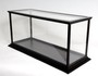 Casa Padrino Luxus Modelboot Vitrine 100,3 x 40,6 x H. 45,7 cm - Modellbau Vitrine - Modellbau Deko Accessoires