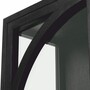 Casa Padrino Luxus Vitrine Schwarz / Bronze 118 x 44,5 x H. 210 cm - Luxus Interior