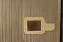 Casa Padrino Luxus Wanddekoration 102 x 5 x H. 101,5 cm - Zweiteiliges Wandrelief Fragment aus Stahl mit Messing im ge�tzten Antik-Messing Finish - Luxus Deko Accessoires